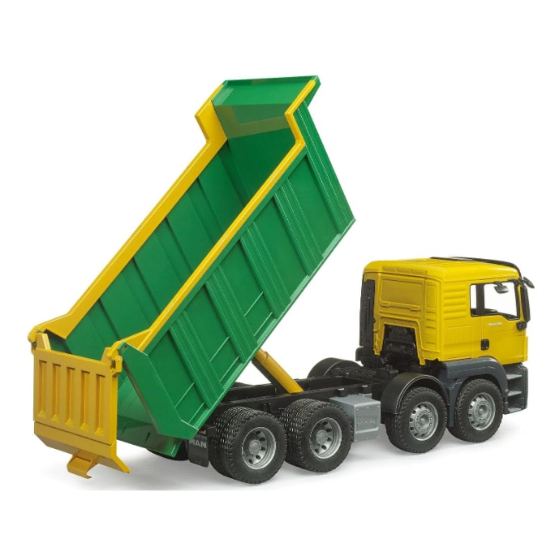 BRUDER Camión Camión MAN TGS Volquete 03766 Escala 1:16 - BRUDER BRU03766