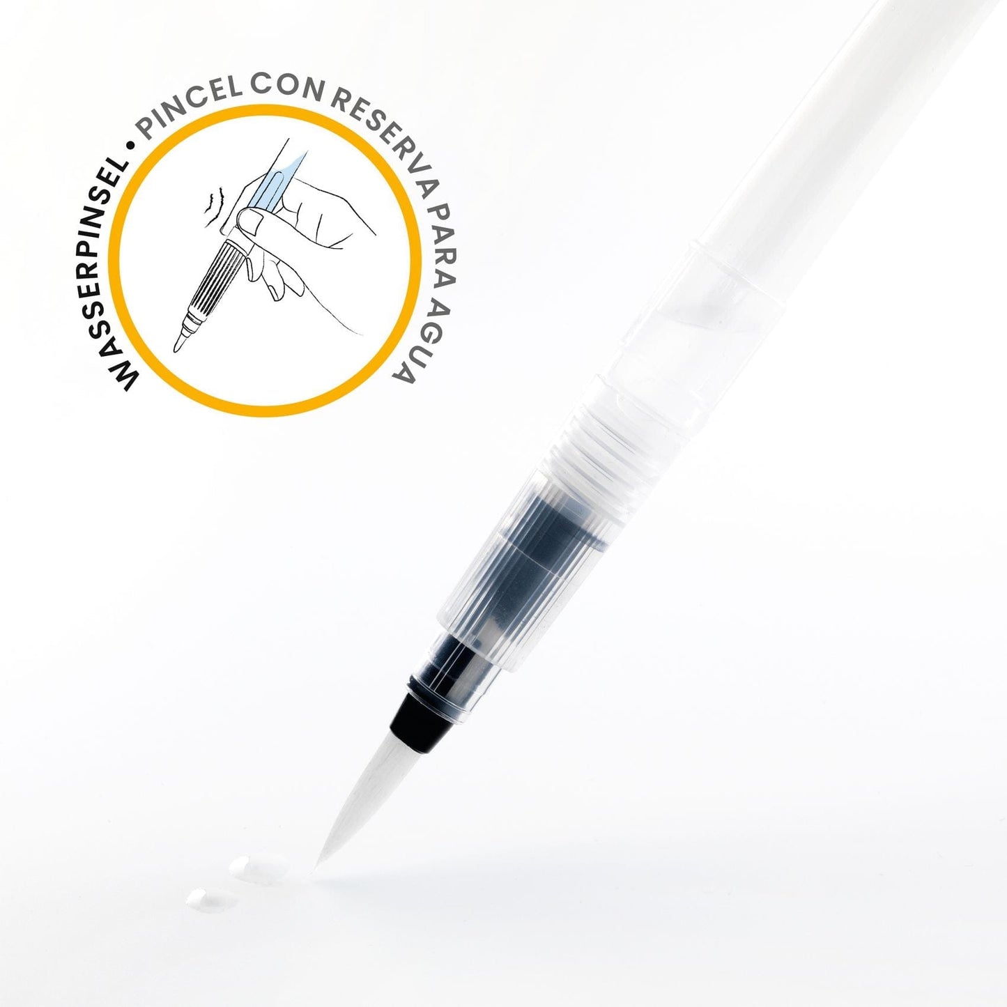 Design By Djeco Arte / Manualidades 2 pinceles con depósitos de agua DJ08909