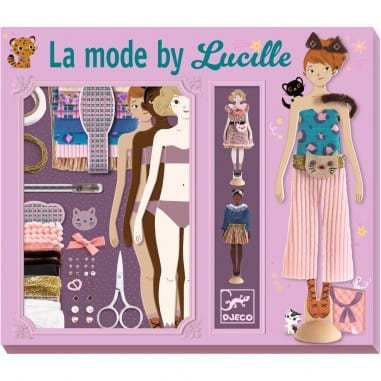 Design By Djeco Arte / Manualidades Kit de manualidades La Moda de Lucille - Design by Djeco DJ09334
