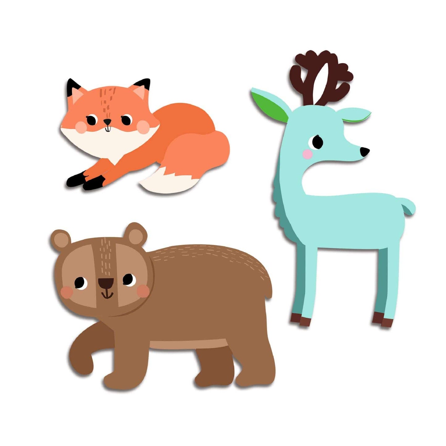 Design By Djeco Arte / Manualidades Stickers animales del bosque DJ00055