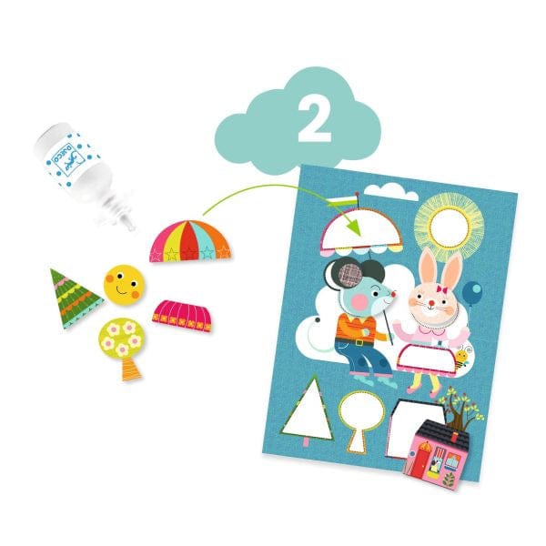 Design By Djeco Juegos de memoria y lógica Actividades Creativas The Cat and his Pals - Design By Djeco DJ09292