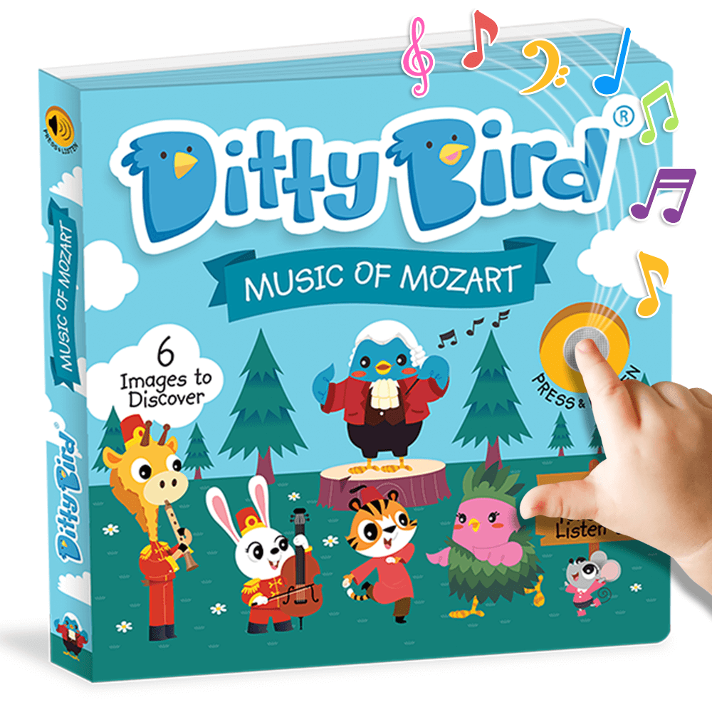 Ditty Bird Libros Libro Interactivo Musical Music of Mozart DI036