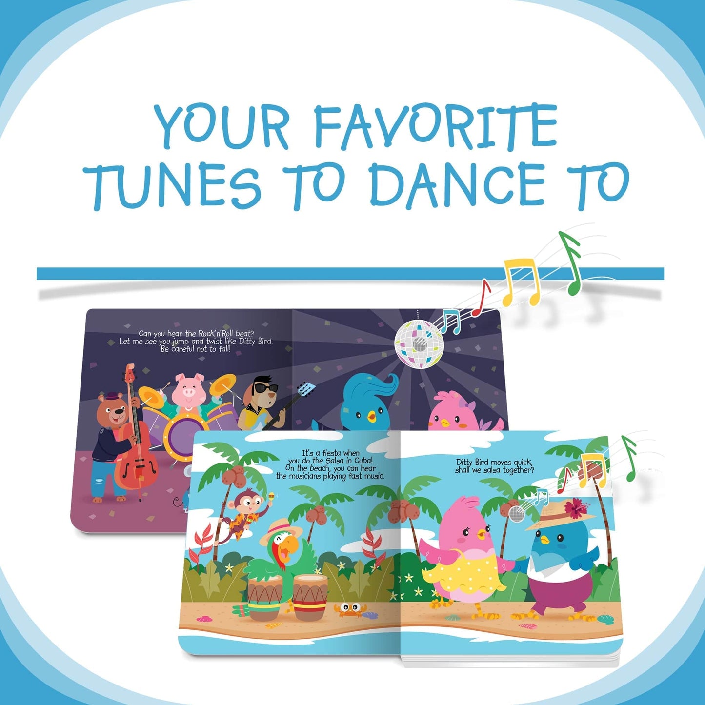 Ditty Bird Libros Libro Interactivo Musical Music to dance to DI014