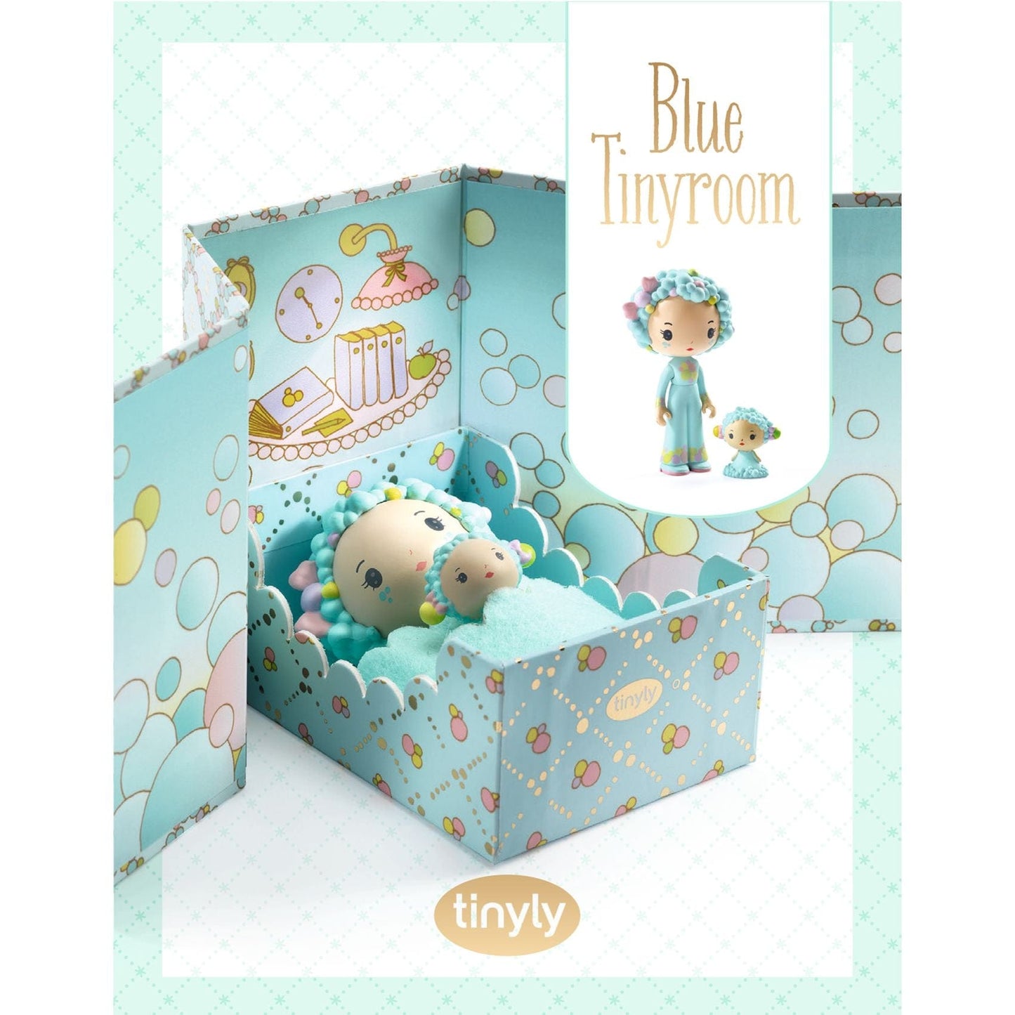 DJECO Figuras de colección Figura Coleccionable Blue Tinyroom Tinyly DJ06964