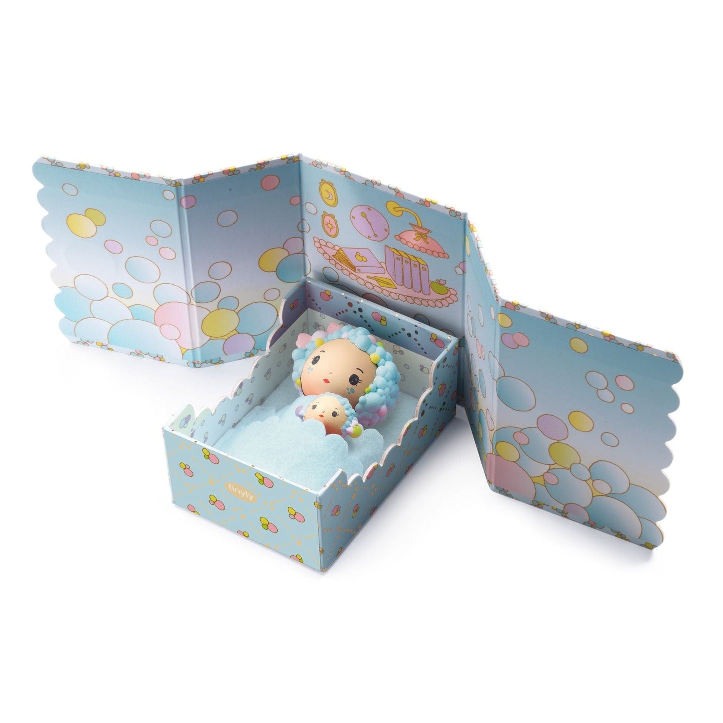 DJECO Figuras de colección Figura Coleccionable Blue Tinyroom Tinyly DJ06964
