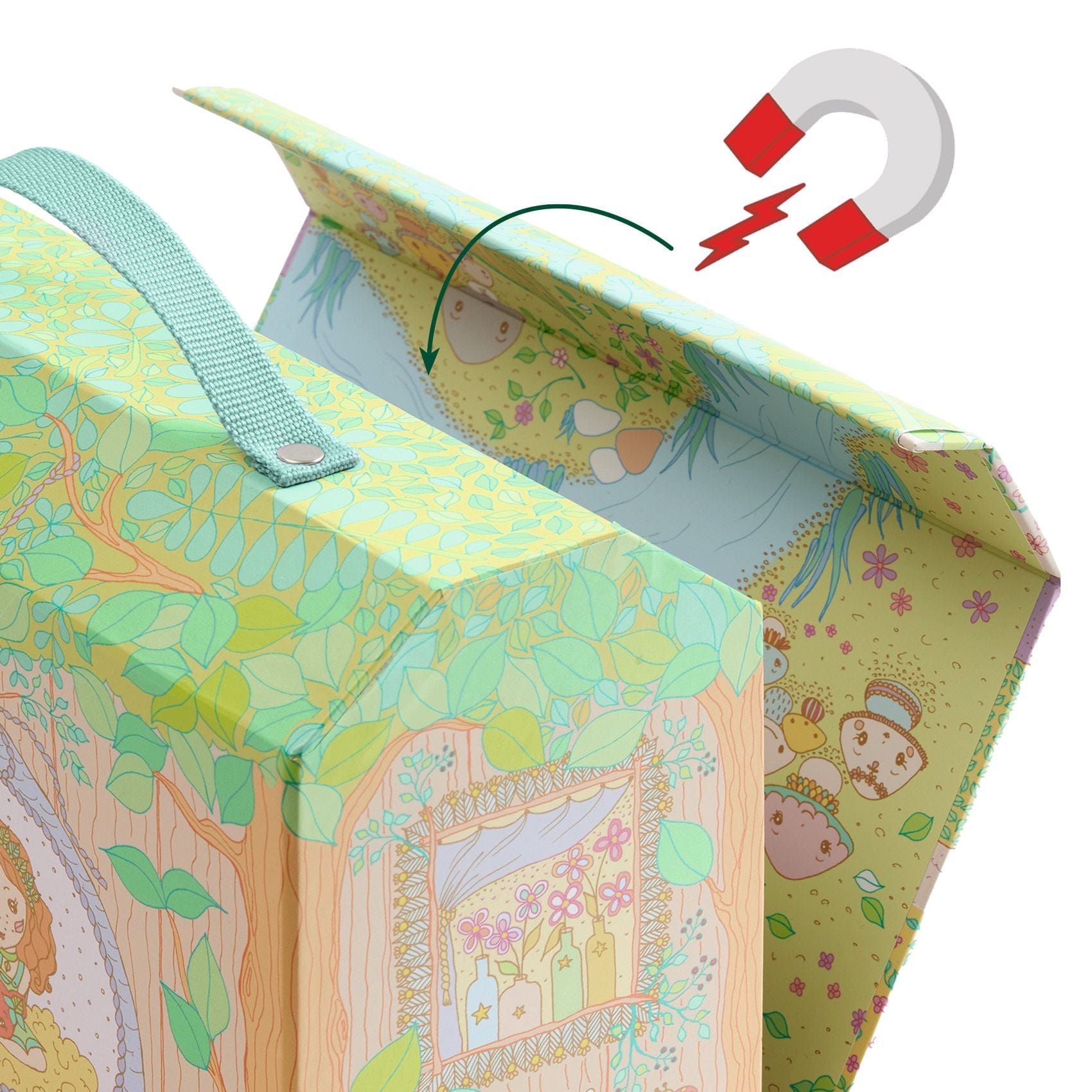 DJECO Muñecas Figura y Casa coleccionable Tinyly - La casa de Sylvia y Fox en el bosque - Djeco DJ06966