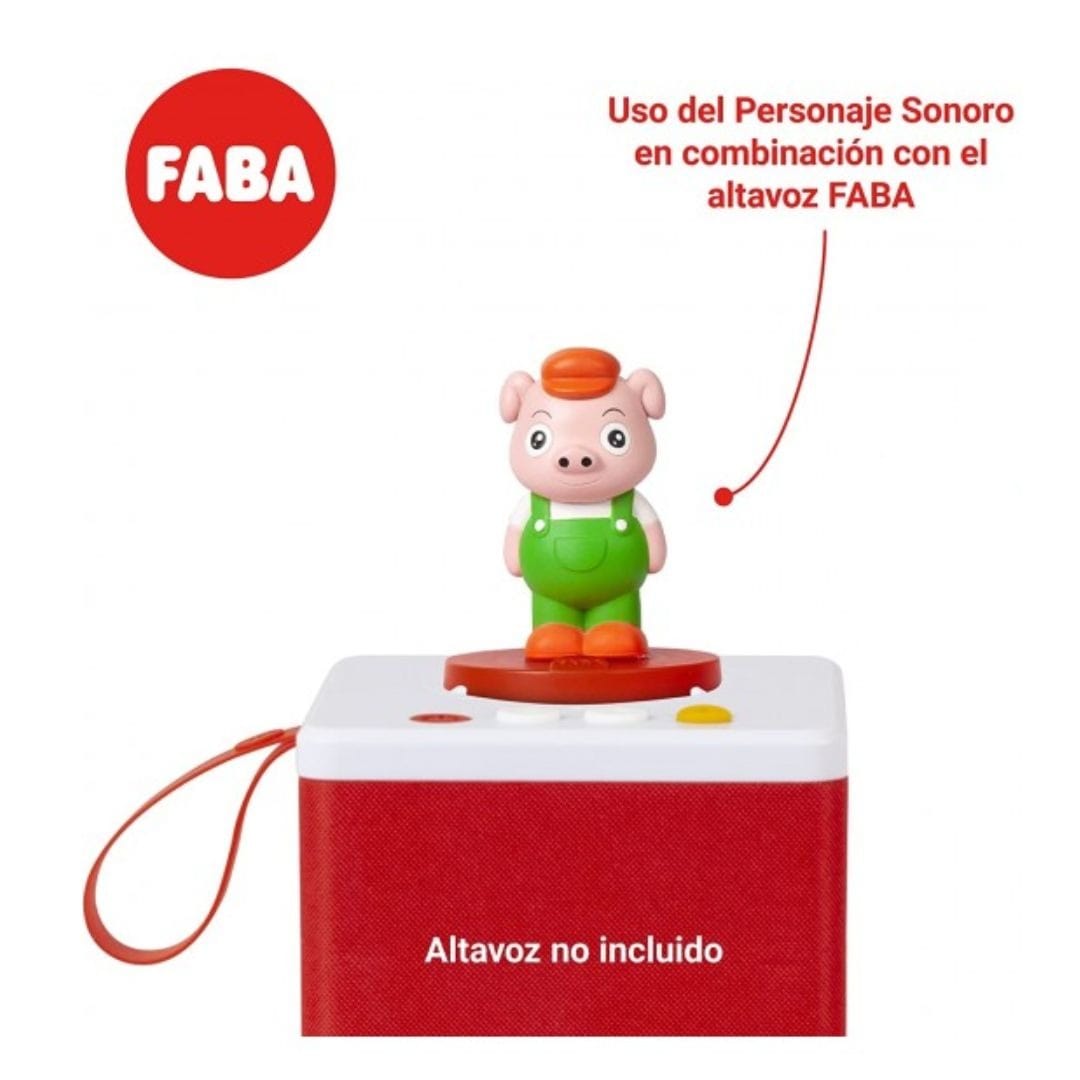 FABA Cuentacuentos Personaje sonoro para cuentacuentos los tres cerditos y otro cuento FFL10002