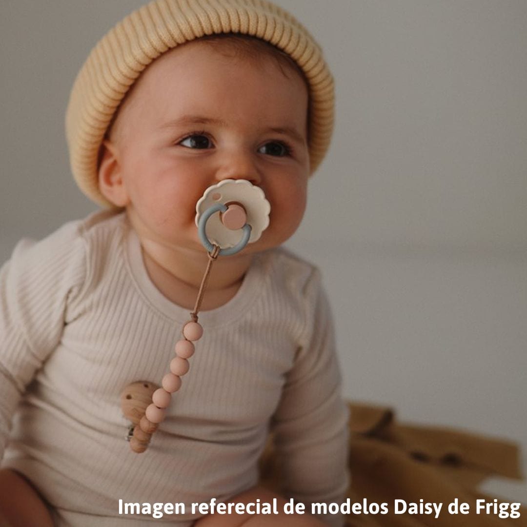 Frigg Chupete Chupete Redondo de Caucho Natural X1 Daisy Talla 1 Lavender Haze - Frigg FRI10402