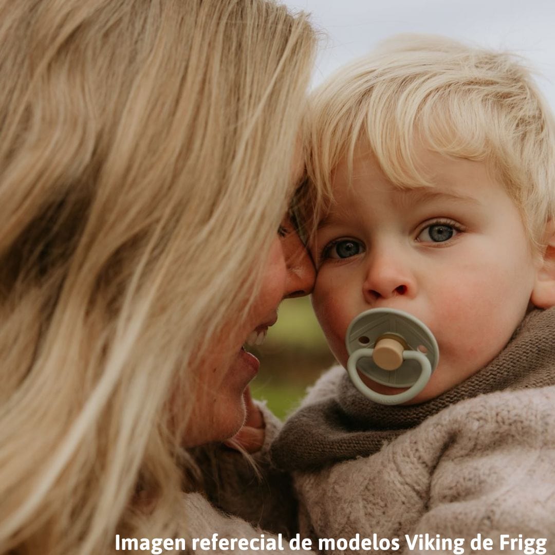 Frigg Chupete Chupete Redondo de Caucho Natural X2 Viking Talla 1 Harald / Knud - Frigg FRI101535