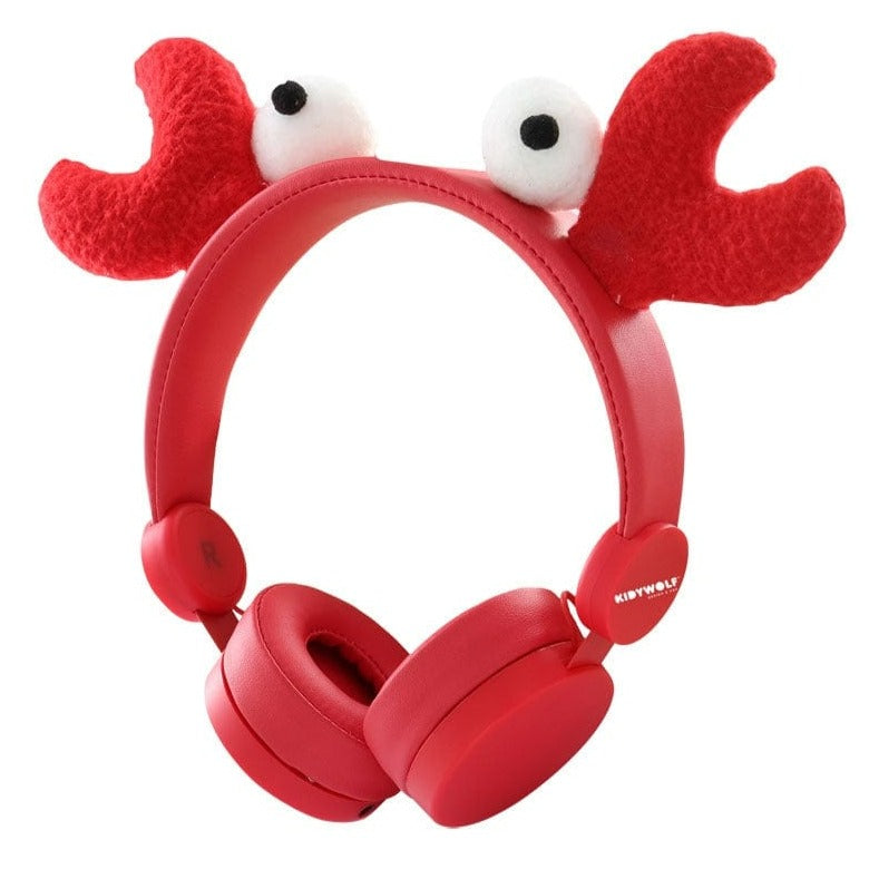 Kidywolf Accesorios Auriculares Con Orejitas Para niños Rojo KIDYEARS-CRA