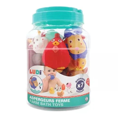 Ludi Juegos para el baño Juego para el baño Aspersores Animales de la Granja - Ludi LU40065