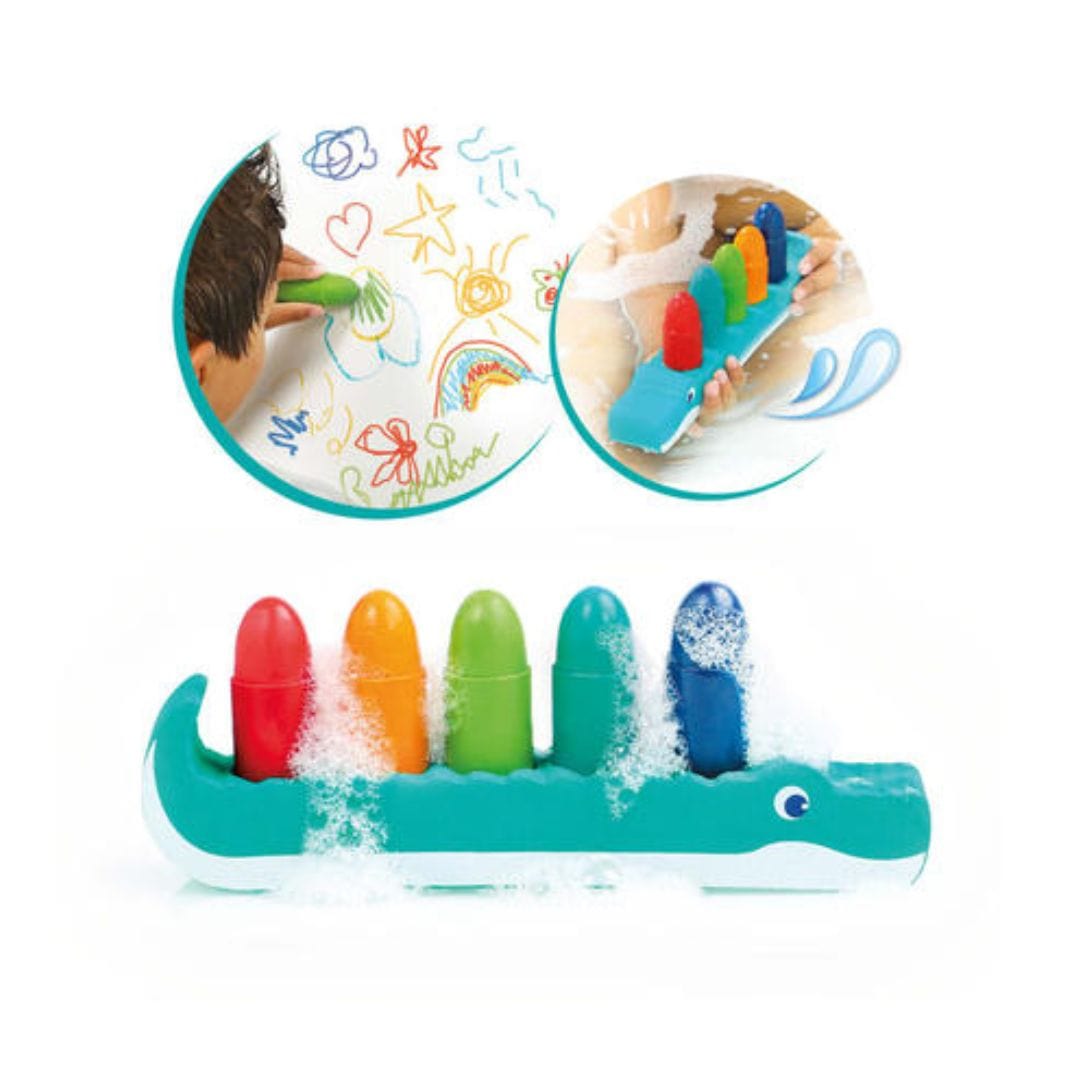 LUDI Juegos para el Baño Lápices de baño cocodrilo LU40080
