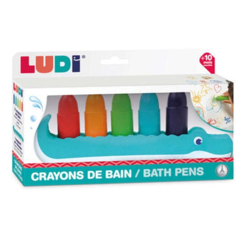 LUDI Juegos para el Baño Lápices de baño cocodrilo LU40080