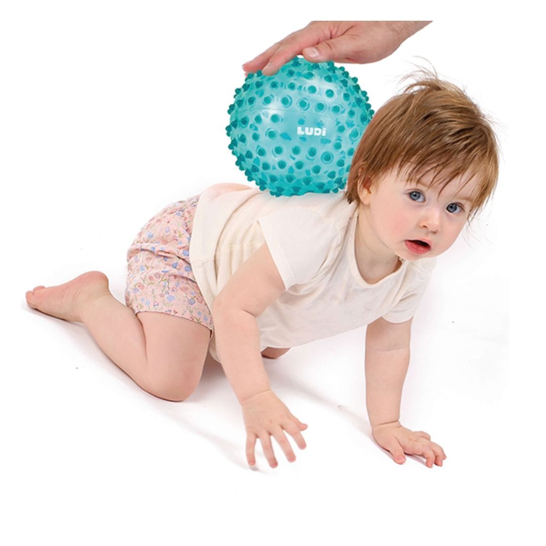 LUDI Pelota Pelota sensorial azul LU30114