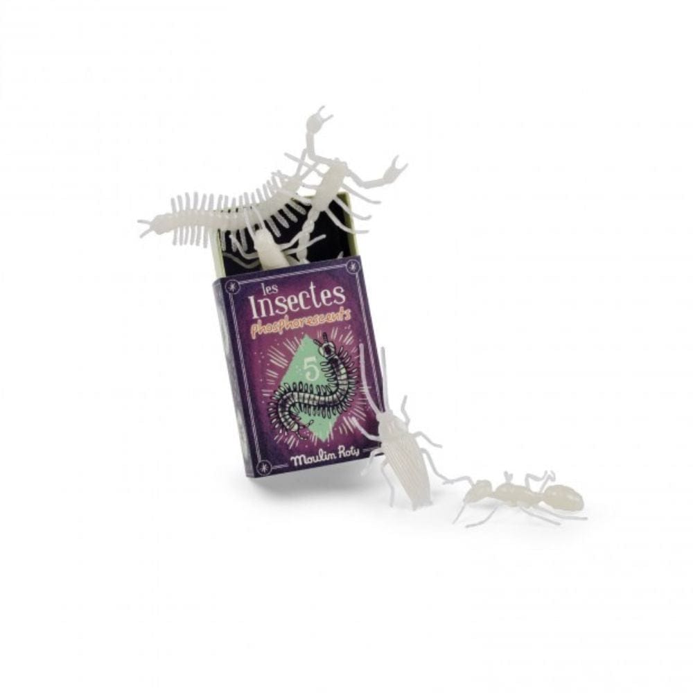 MOULIN ROTY 5 insectos que brillan en la oscuridad - Moulin Roty 711393