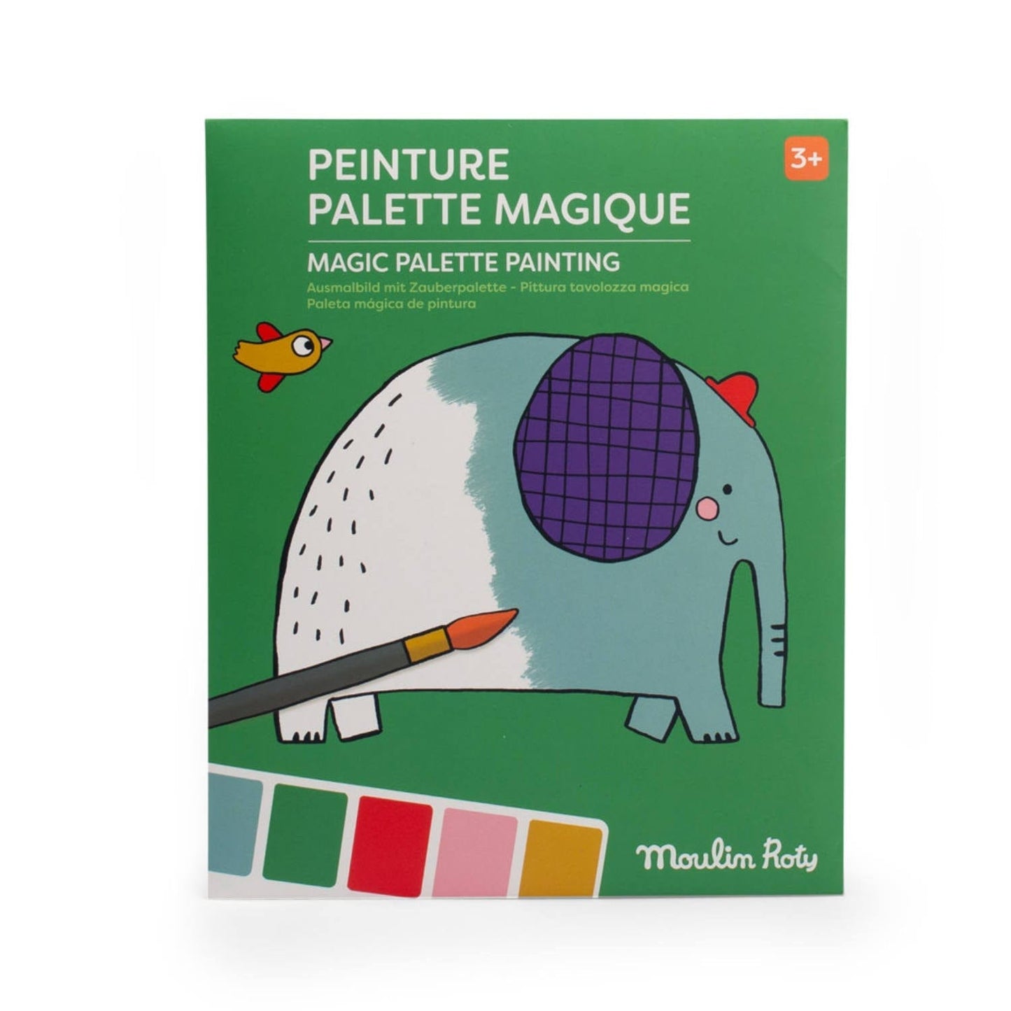 MOULIN ROTY Libros para pintar Paleta mágica de pintura Les Toupitis - Moulin Roty 679601