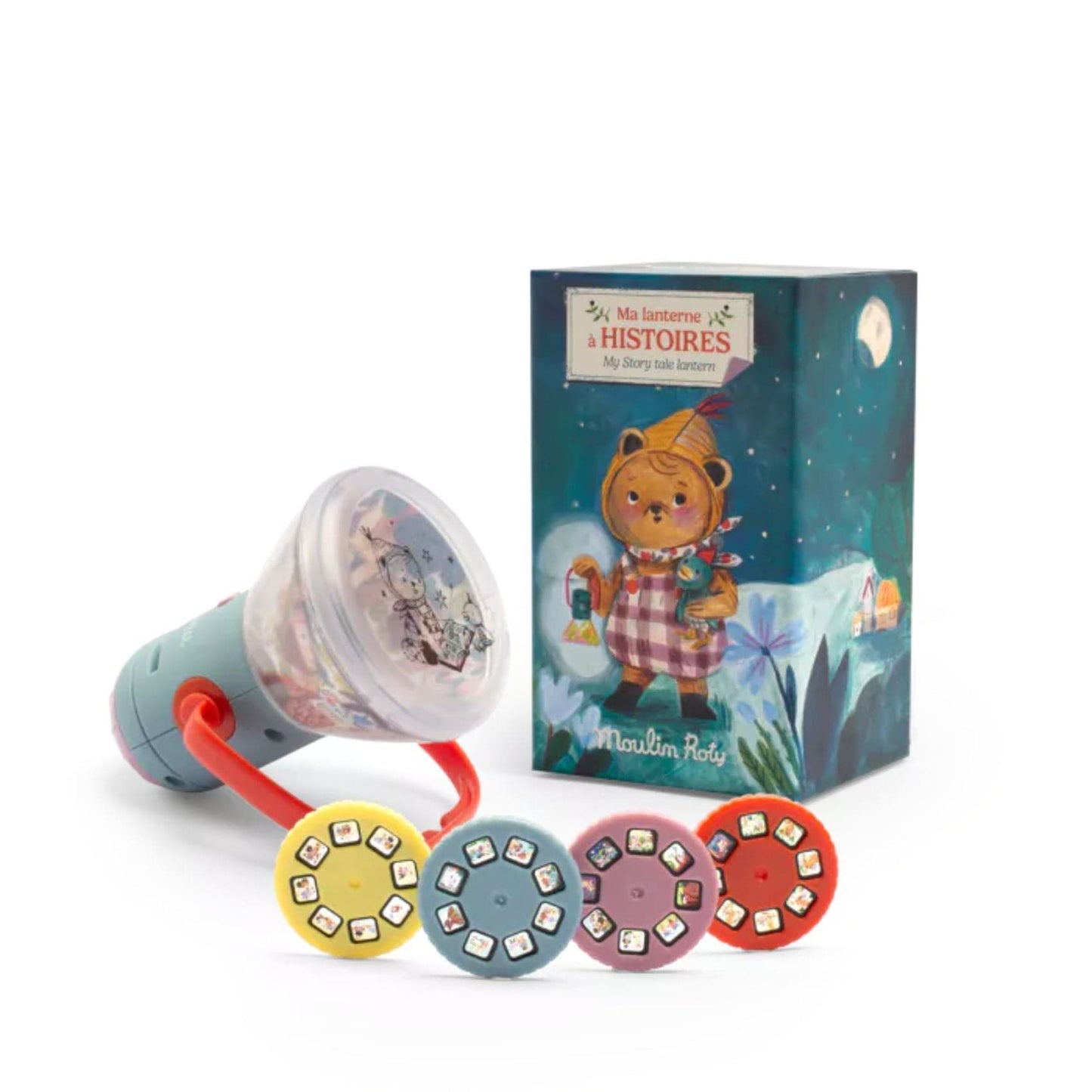 Moulin Roty Linterna de Historias Proyector Linterna de historias Les Minouchkas - Moulin Roty 681361