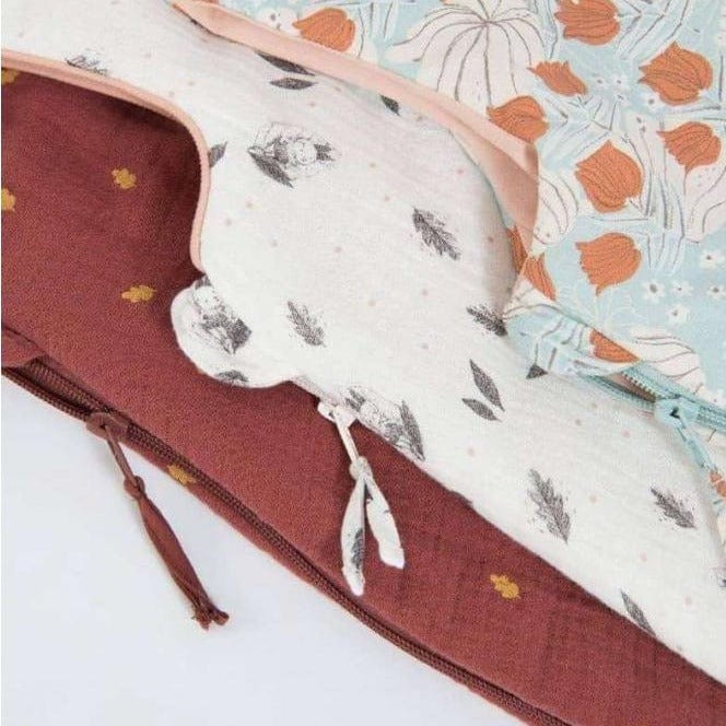 MOULIN ROTY Sacos de Dormir Saco de Dormir Flores Azul 70 cm TOG 3.8 715093