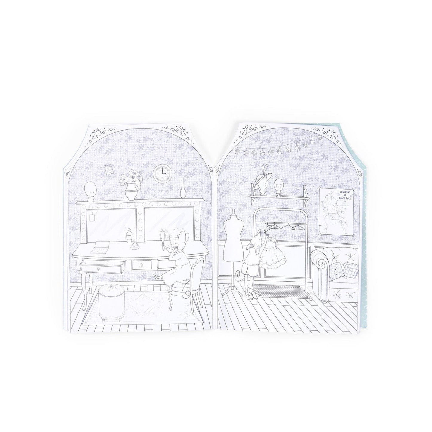 MOULIN ROTY Sticker Cuaderno de stickers La escuela de danza - Moulin Roty 667600