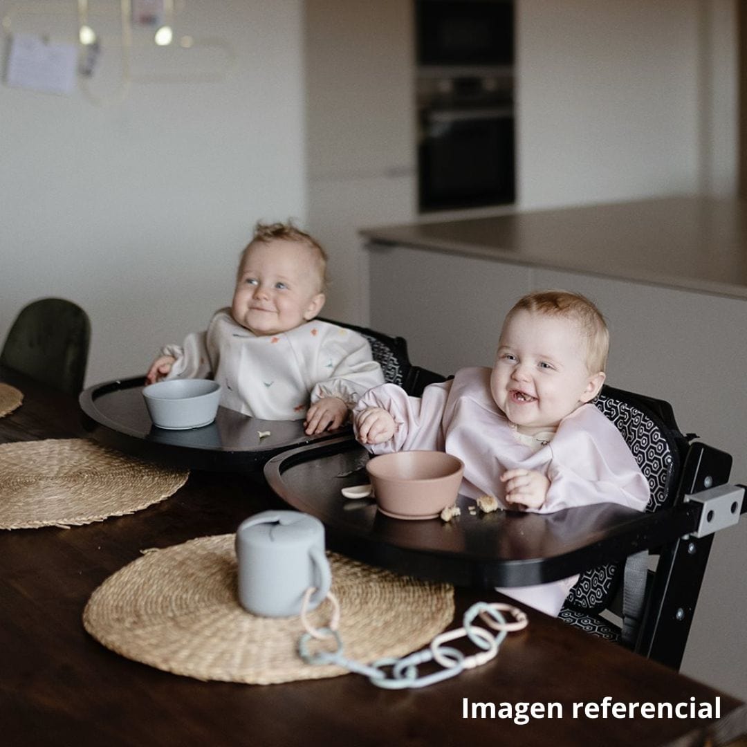 Mushie Baberos Babero manga larga Dinosaurios - Mushie MU101481