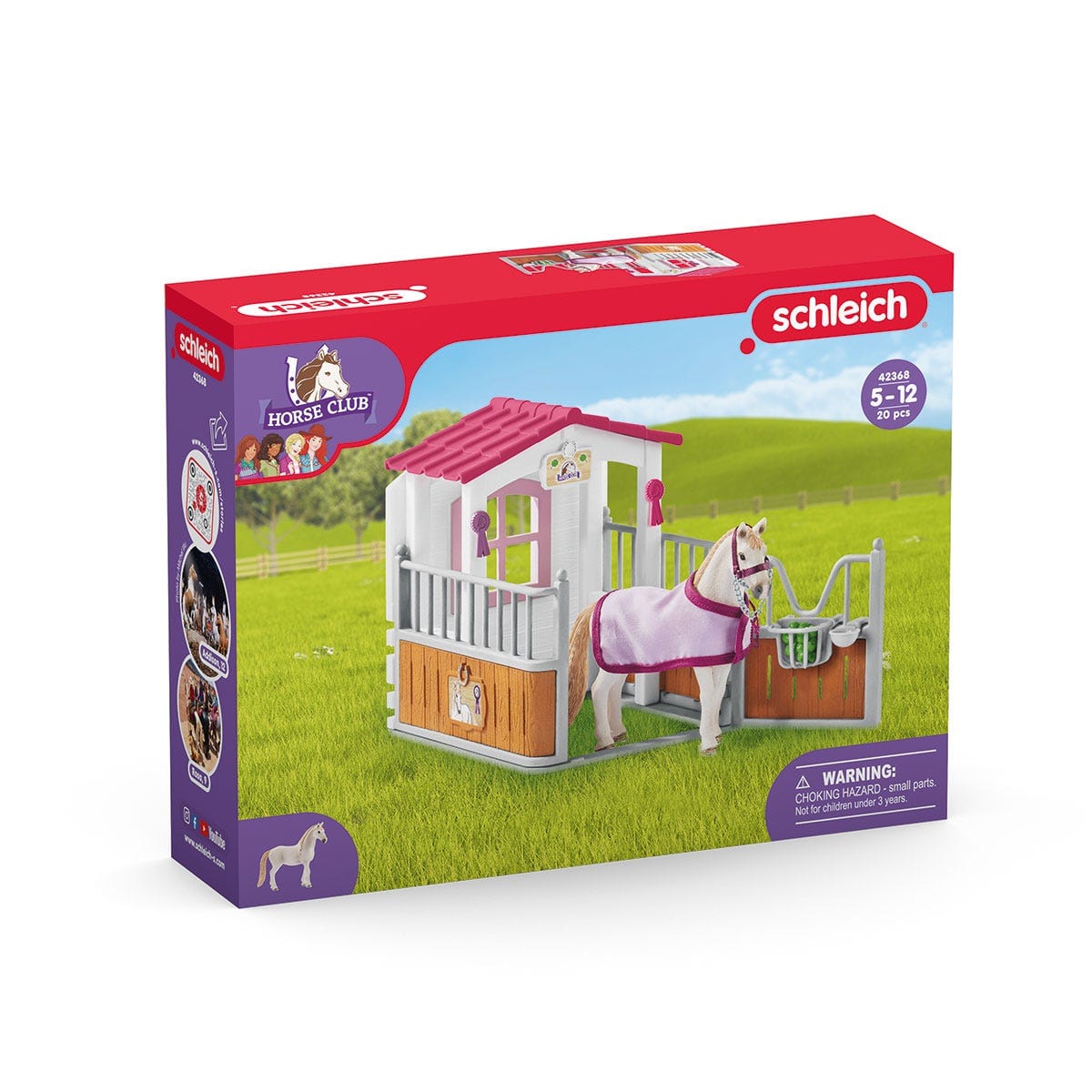 Schleich Animales y Dinosaurios Box para caballos con yegua lusitana coleccionable - Schleich SCH42368