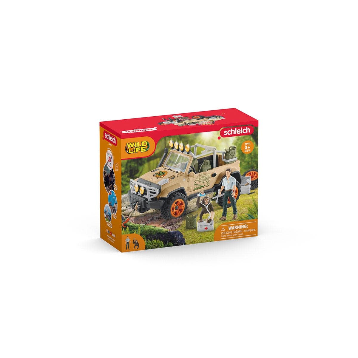 Schleich Auto Vehículo coleccionable todoterreno 4x4 con cabrestante  - Schleich SCH42410