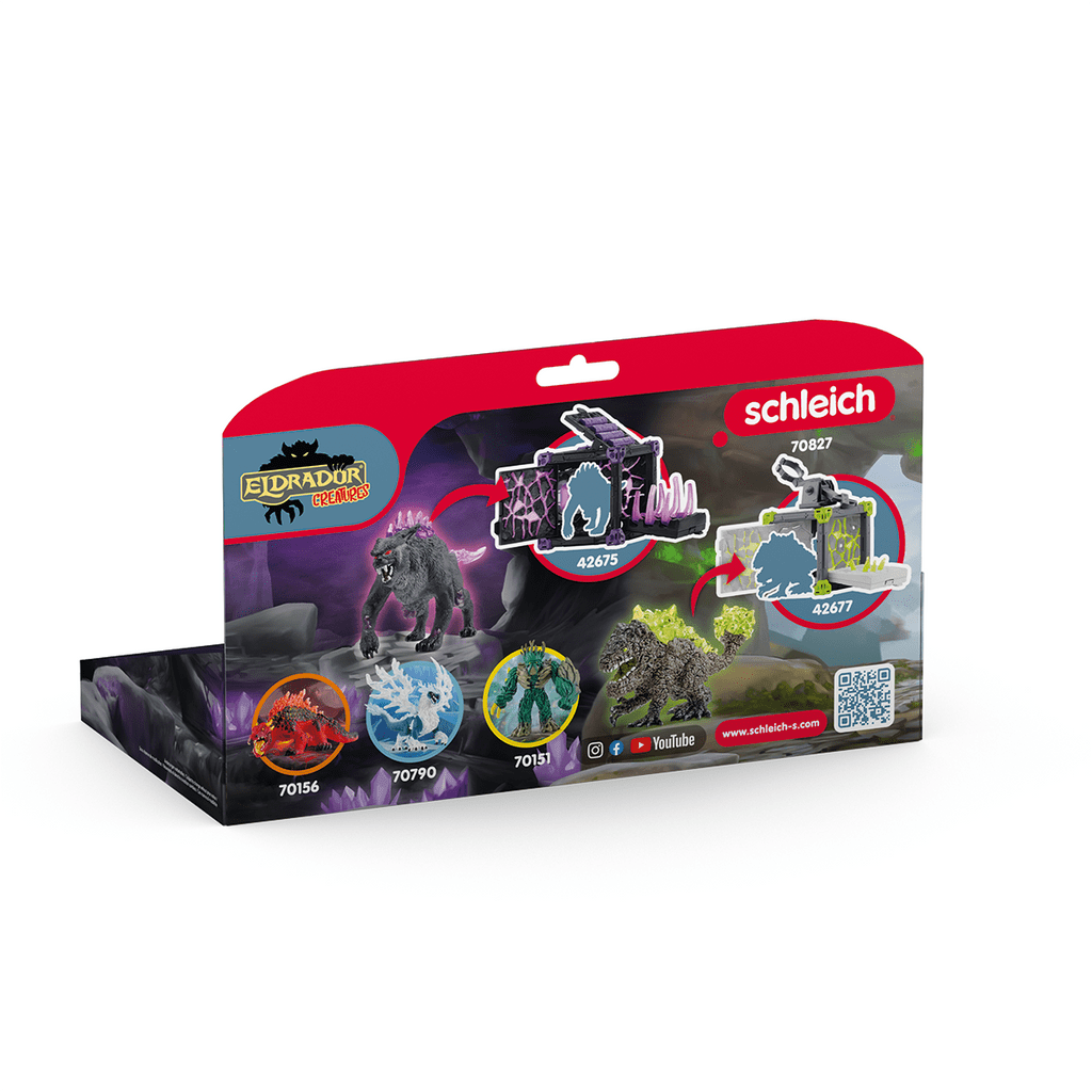 Schleich Figuras de colección El lince de sombra contra el romperocas coleccionable - Schleich SCH70827