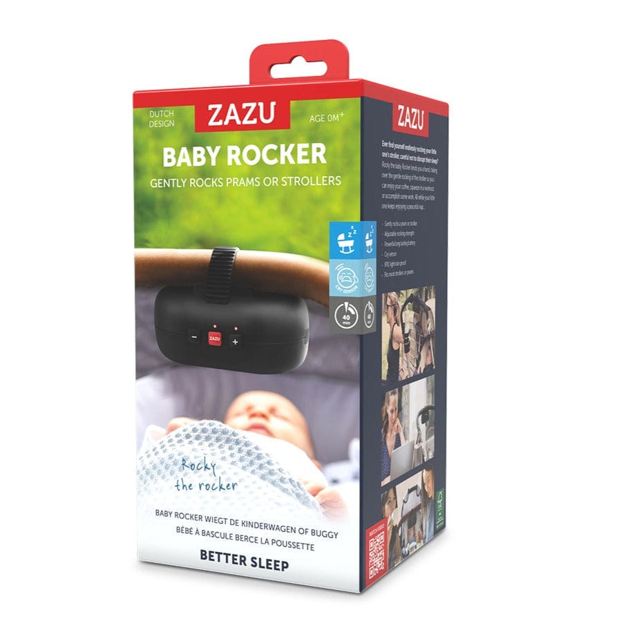 Zazu Mecedor de Coches Mecedor portátil recargable para coches con sensor de llanto / baby rocker ZA-ROCKER-01