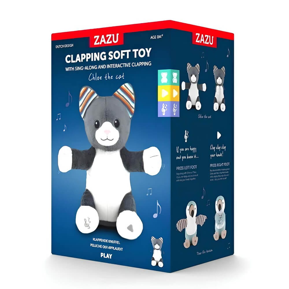 Zazu Peluches con ruido blanco Peluche de gato Chloe con canciones - Zazu ZA-CHLOE-01