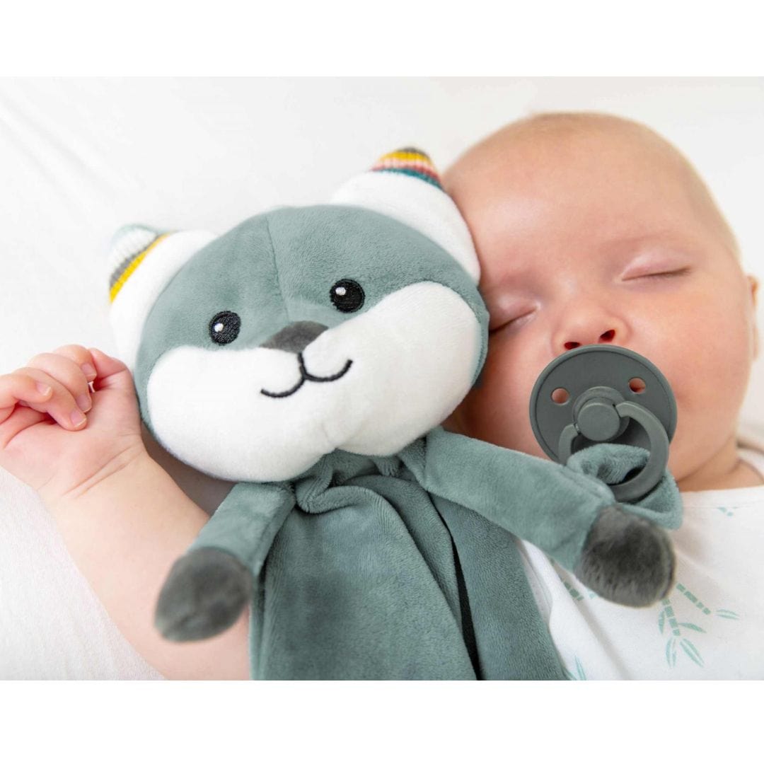 Zazu Peluches con ruido blanco Peluche / manta félix el zorro con porta chupete y ruido blanco - Zazu ZA-FELIX-01