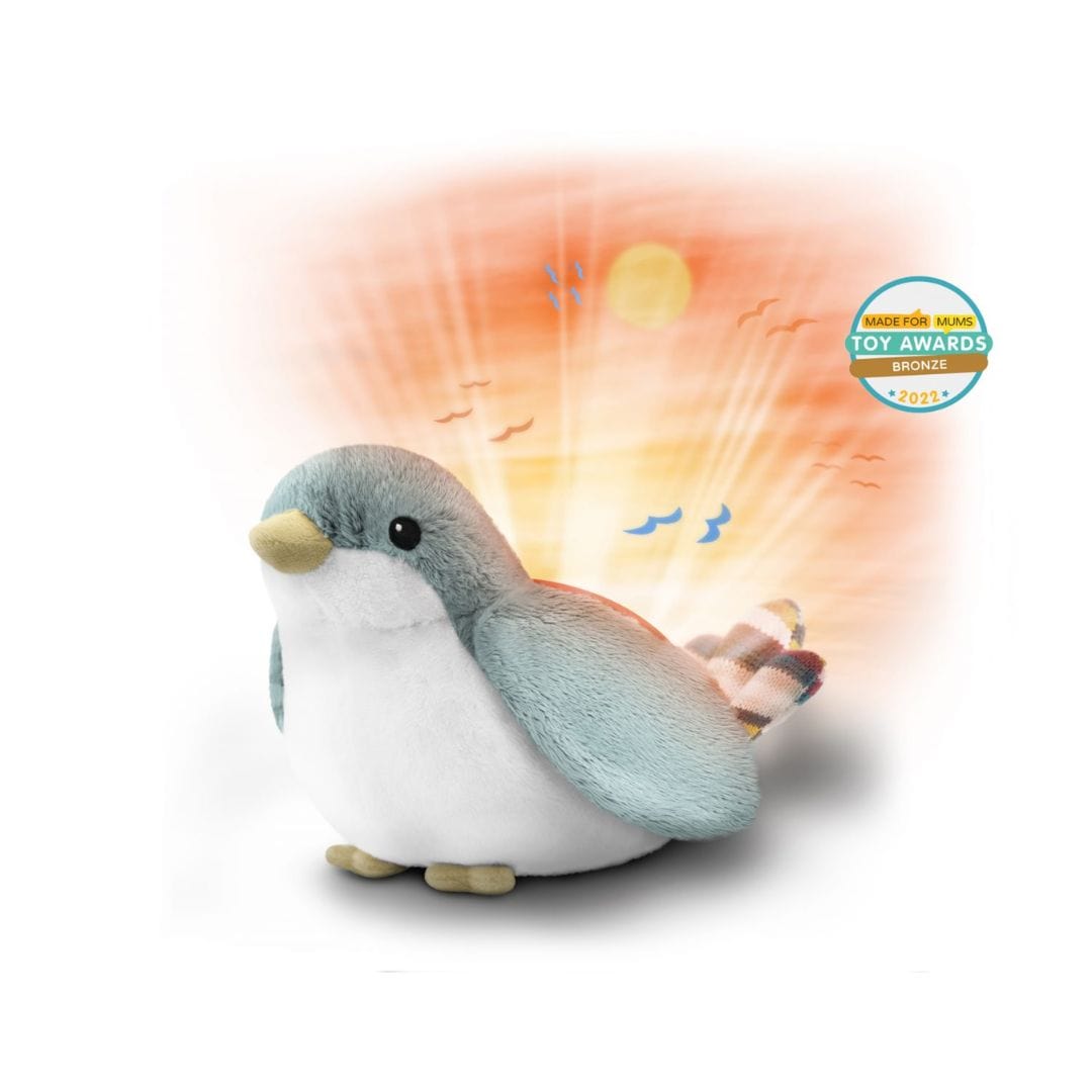 zazu Peluches con ruido blanco Peluche Shally el gorrión con proyección y sonidos relajantes - Zazu ZA-SHALLY-01