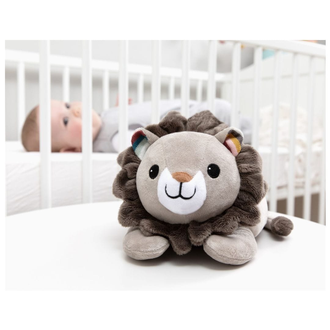 Zazu Peluches con ruido blanco Proyector de luz nocturna y melodías para dormir león - Zazu ZA-LEO-01