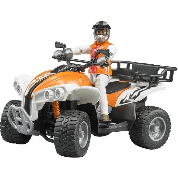 BRUDER Transportes bworld Quad con conductor 63000 - Escala 1:16 BRU63000