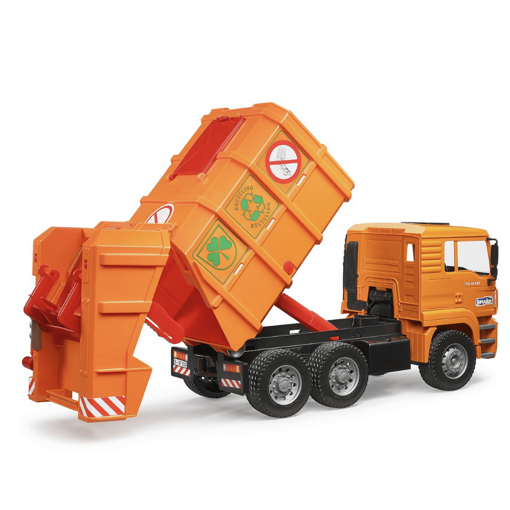 BRUDER Transportes Camión basura MAN TGA 02760- Escala 1:16- BRUDER BRU02760
