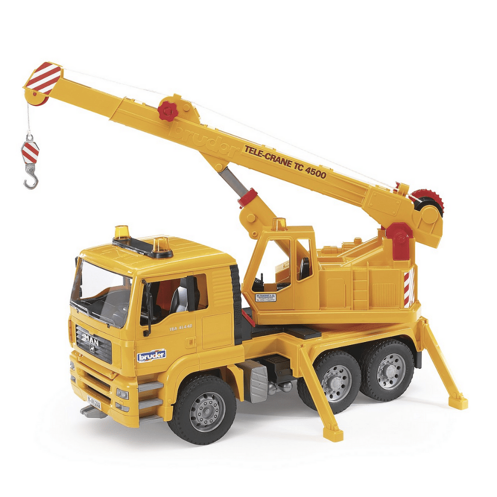 BRUDER Transportes Camión-grúa MAN TGA (sin módulo Light and Sound) 02754- Escala 1:16- BRUDER BRU02754