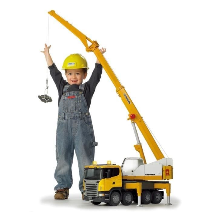 BRUDER Transportes Camión grúa Scania Super 560R Liebherr 03571- Escala 1:16- BRUDER BRU03571