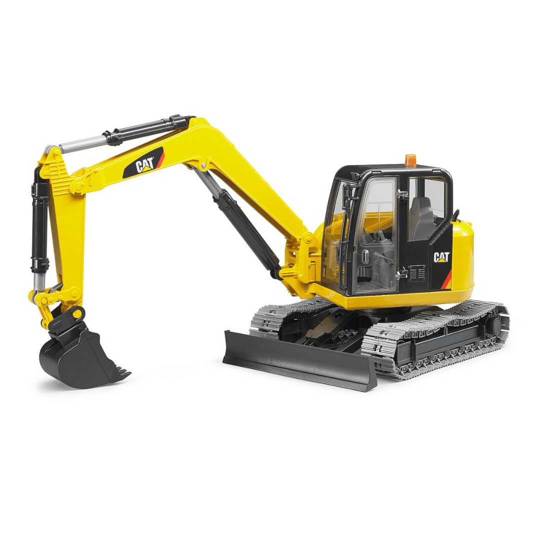 BRUDER Transportes Cat Mini Excavadora 02456 - Escala 1:16- BRUDER BRU02456