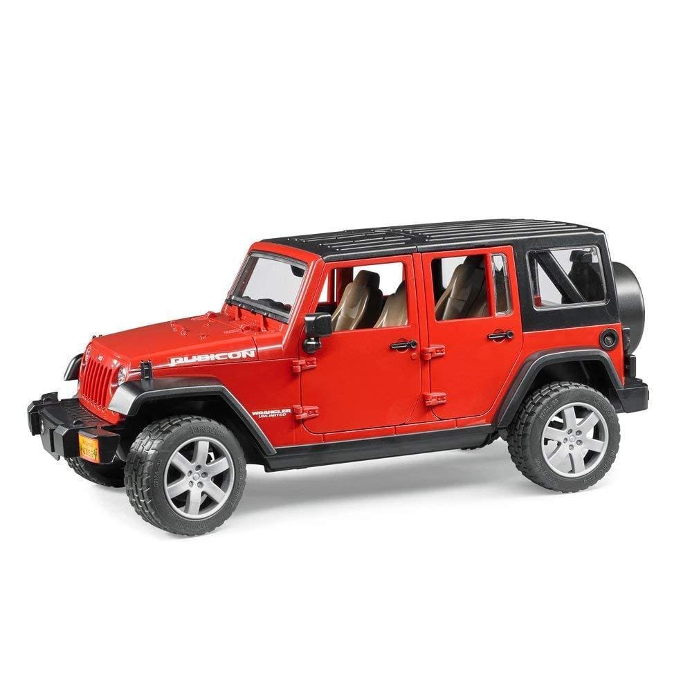 BRUDER Transportes Jeep Wrangler Unlimited Rubicon 02525 - Escala 1:16- BRUDER BRU02525