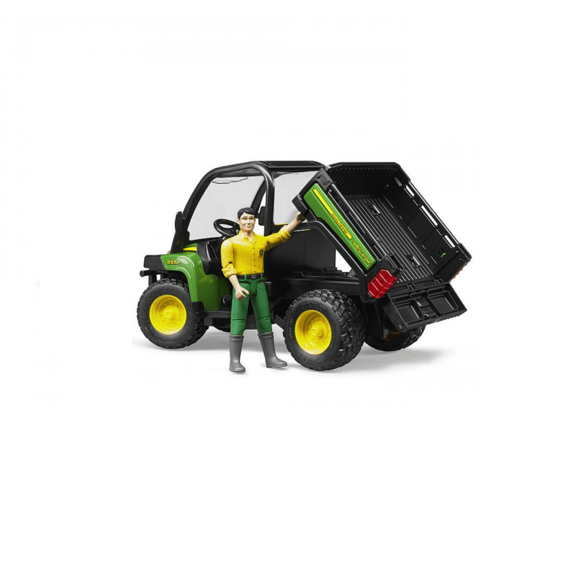 BRUDER Transportes Multitarea John Deere gator 855D Escala 1:16- BRUDER