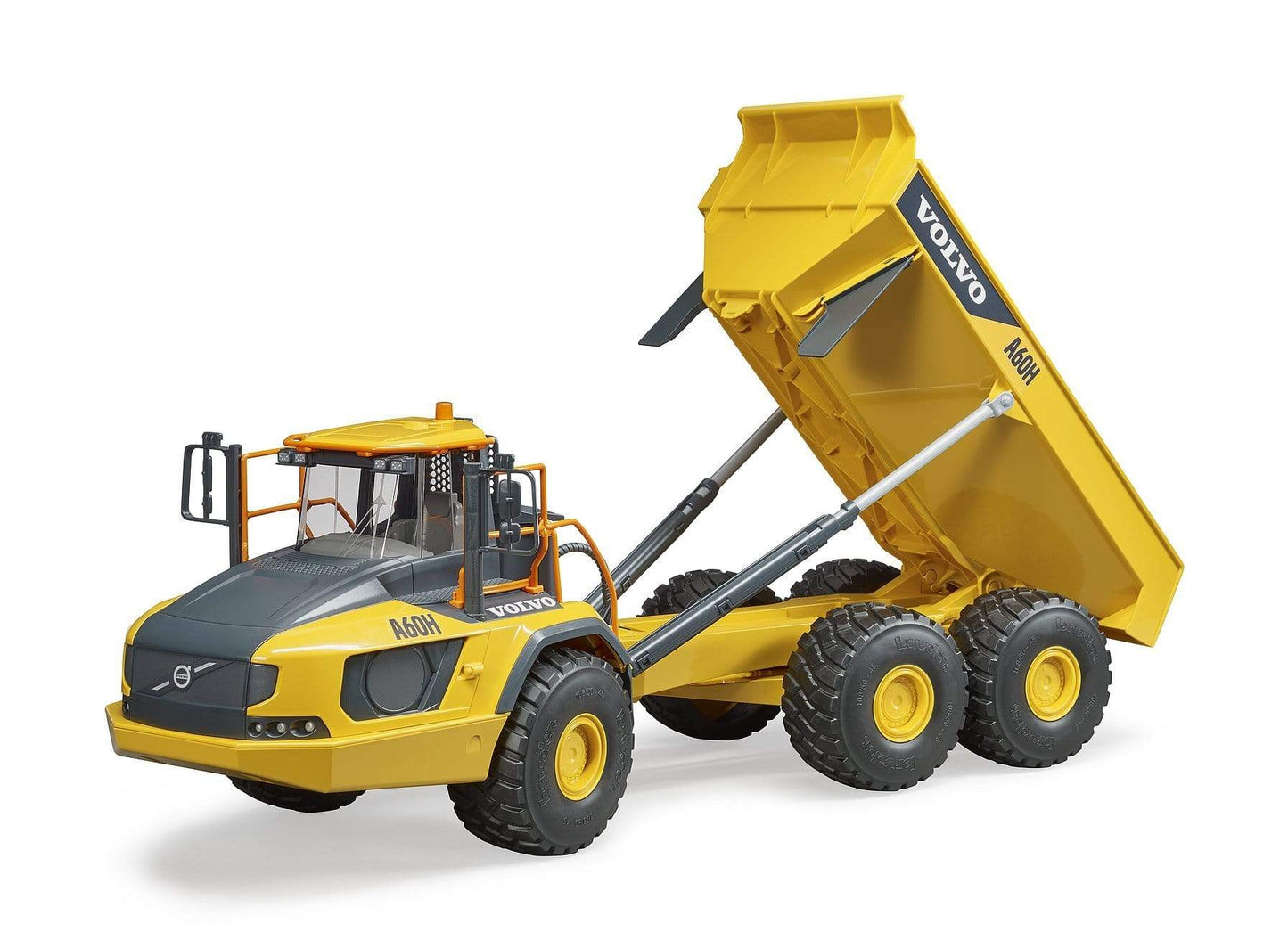BRUDER Transportes Volvo Dumper A60H 02455- Escala 1:16- BRUDER BRU02455