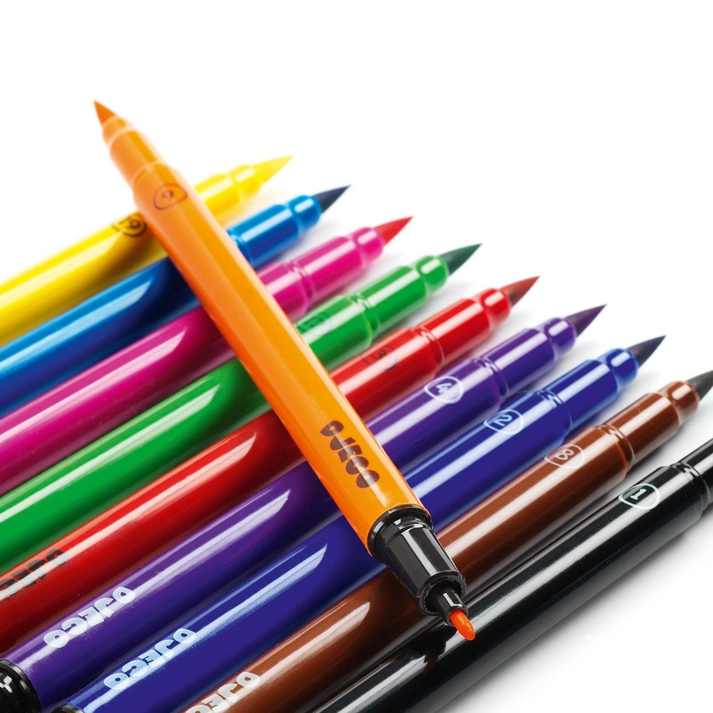 Design By Djeco Arte y Manualidades 10 Lápices Plumones punta fina Classic DJ08800