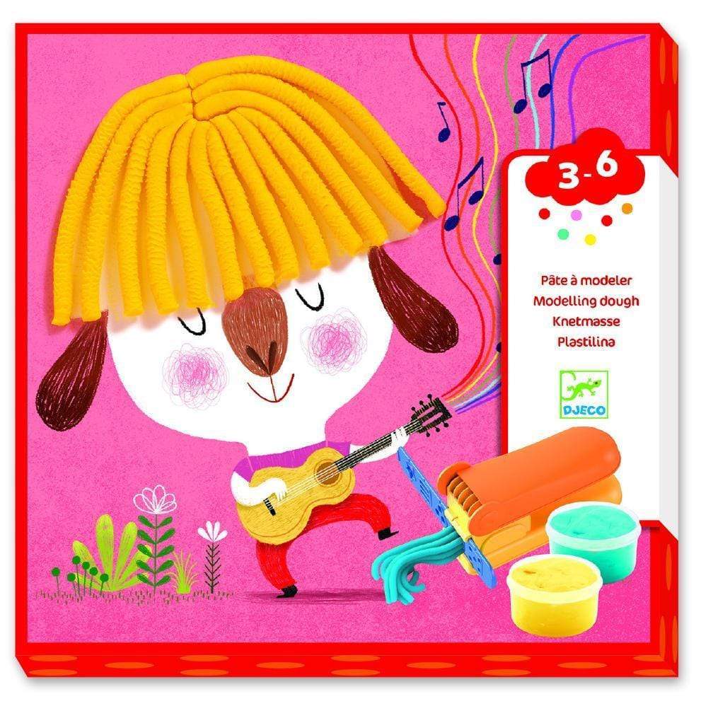 Design By Djeco Arte y Manualidades +3 Arte con plasticina Rizos y Pelo Lacio DJ09890