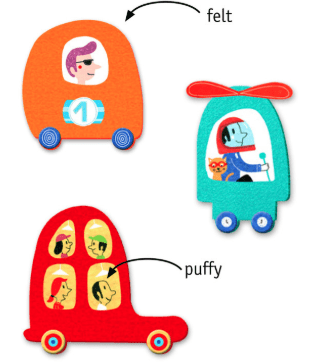 Design By Djeco Arte y Manualidades +3 Stickers I Love Cars DJ09051