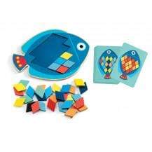 Design By Djeco Arte y Manualidades +3 Stickers I Love Fishes DJ09052