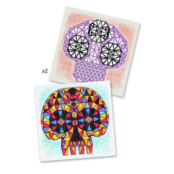 Design By Djeco Arte y manualidades +7 Mosaicos Calaveras DJ08889