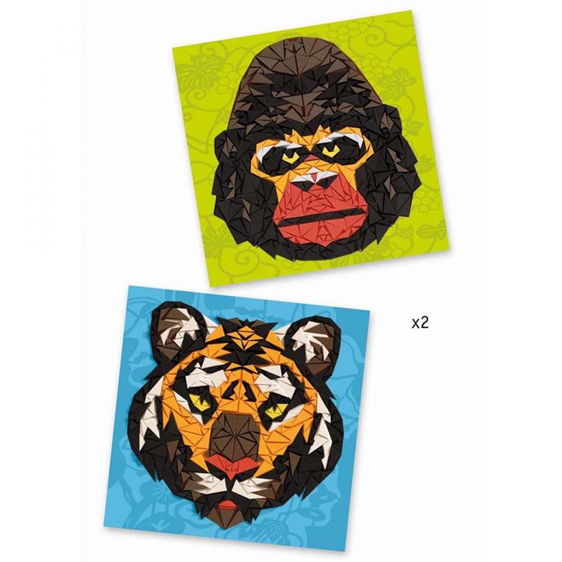 Design By Djeco Arte y manualidades +7 Mosaicos León y Gorila DJ08887