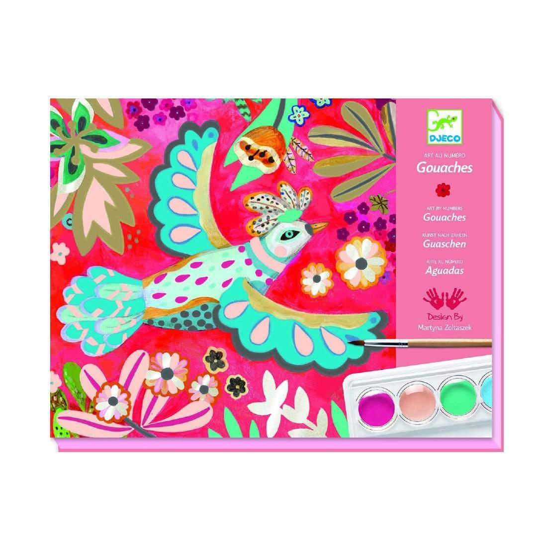 Design By Djeco Arte y Manualidades +7 Set de Pintura con acuarelas Melody DJ08963