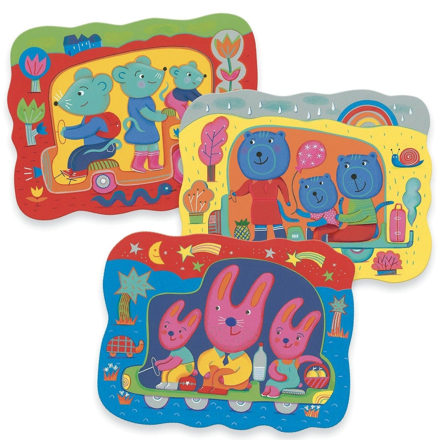 Design By Djeco Arte y Manualidades Cuaderno Para Colorear Escondidos En El Camino DJ09066