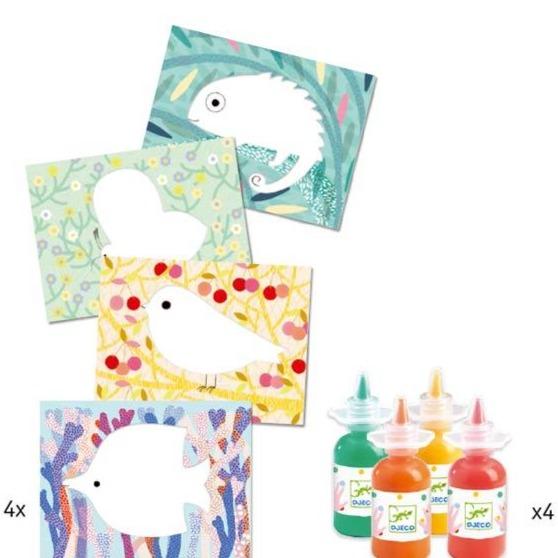 Design By Djeco Arte y Manualidades Juego de Pintura Squirt & Spread DJ09878