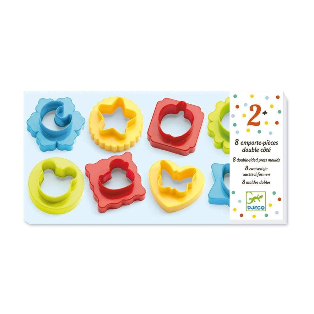 Design By Djeco Arte y Manualidades Set de 8 moldes doble cara DJ09757